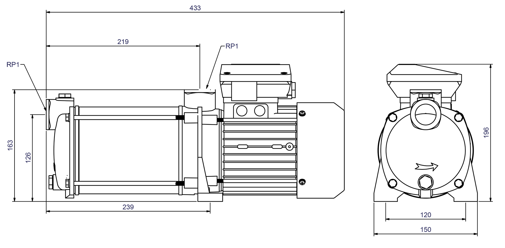 Dimensions - CPS 20-5 GG 400V