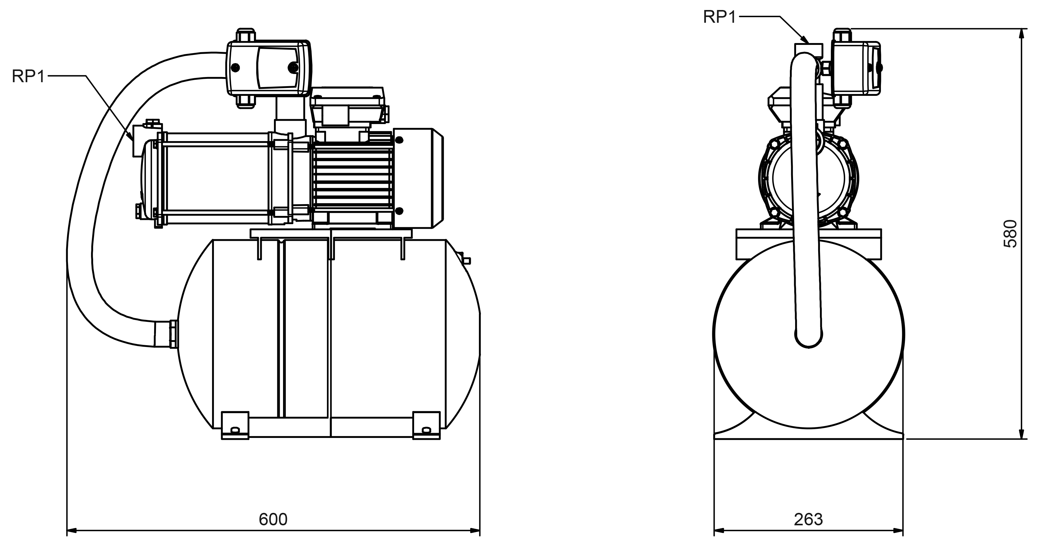Dimensions - HWW CPS 20-4 B / ZPC01B