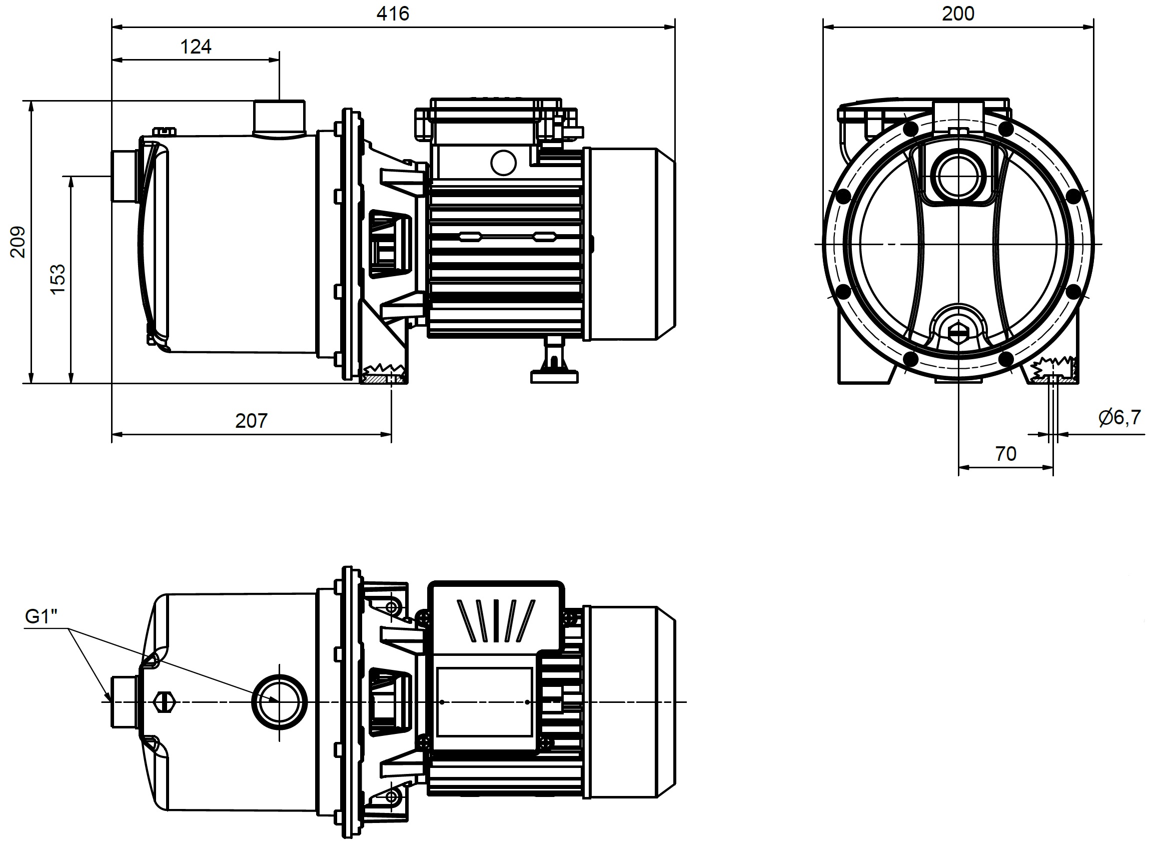 Abmessungen - Garden 2000