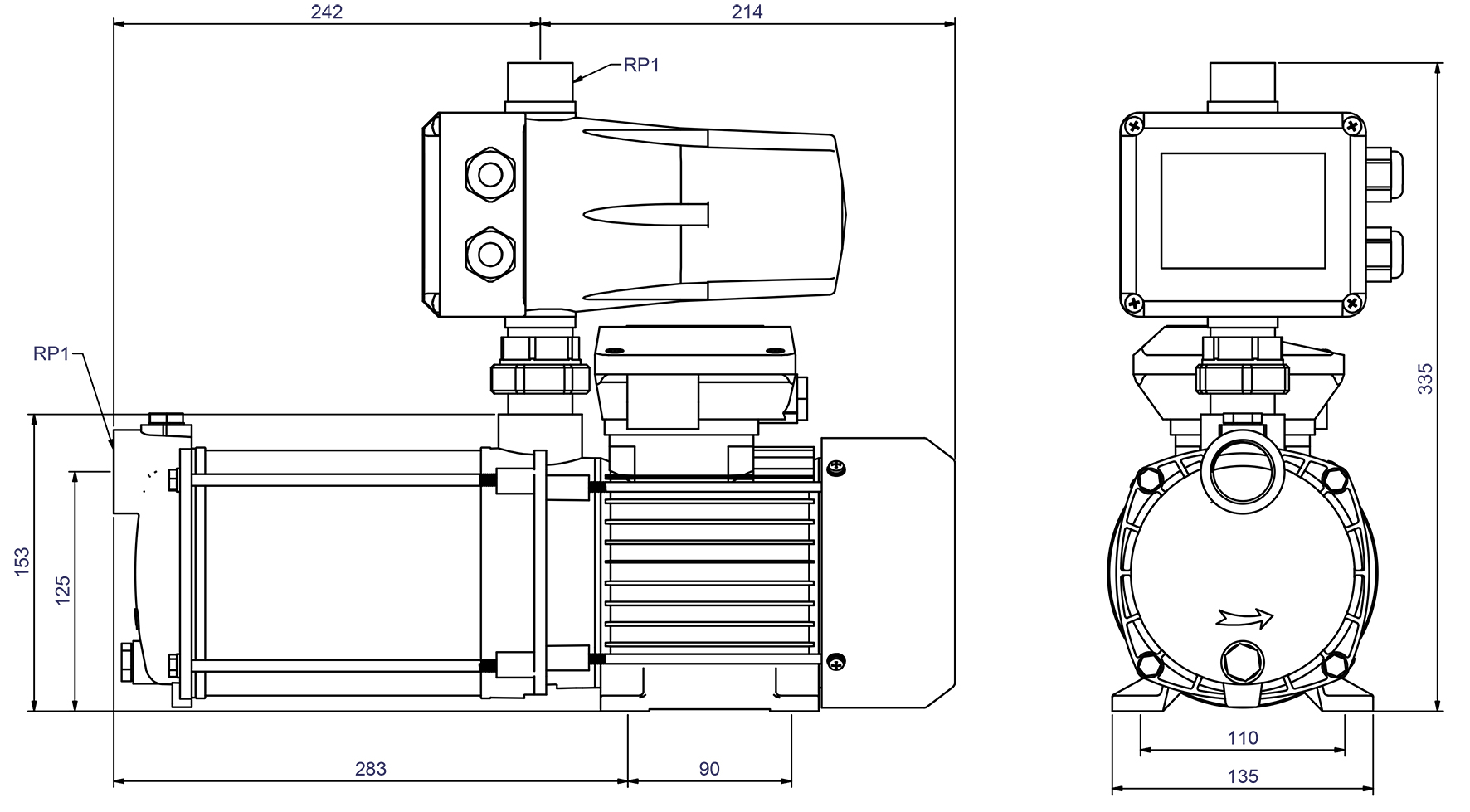 Dimensions - CPS 15-6 B / ZPC05B