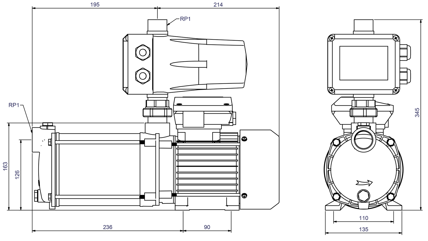 Dimensions - CPS 20-4 B / ZPC05B