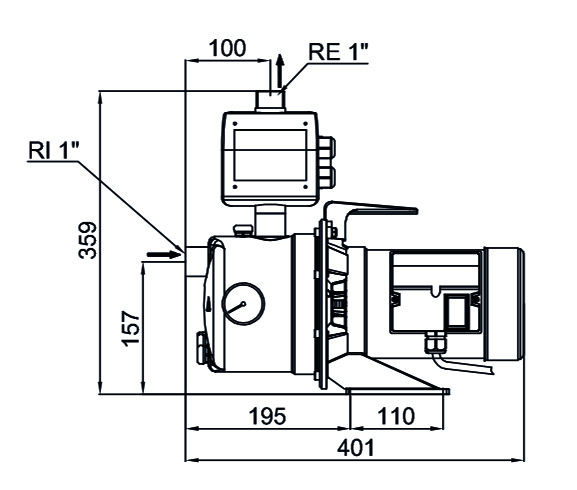 Dimensions - EPD 11-3 / ZP Control AdPro