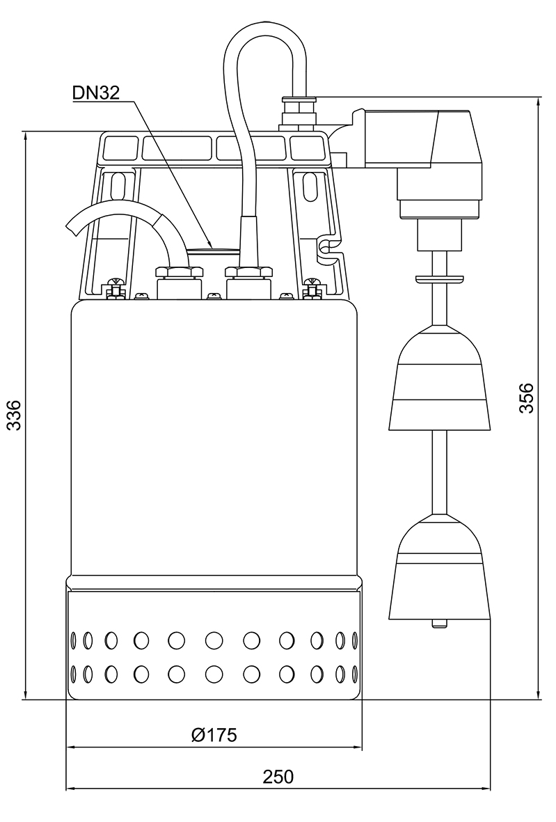 Abmessungen - E-ZW 50 KS-2