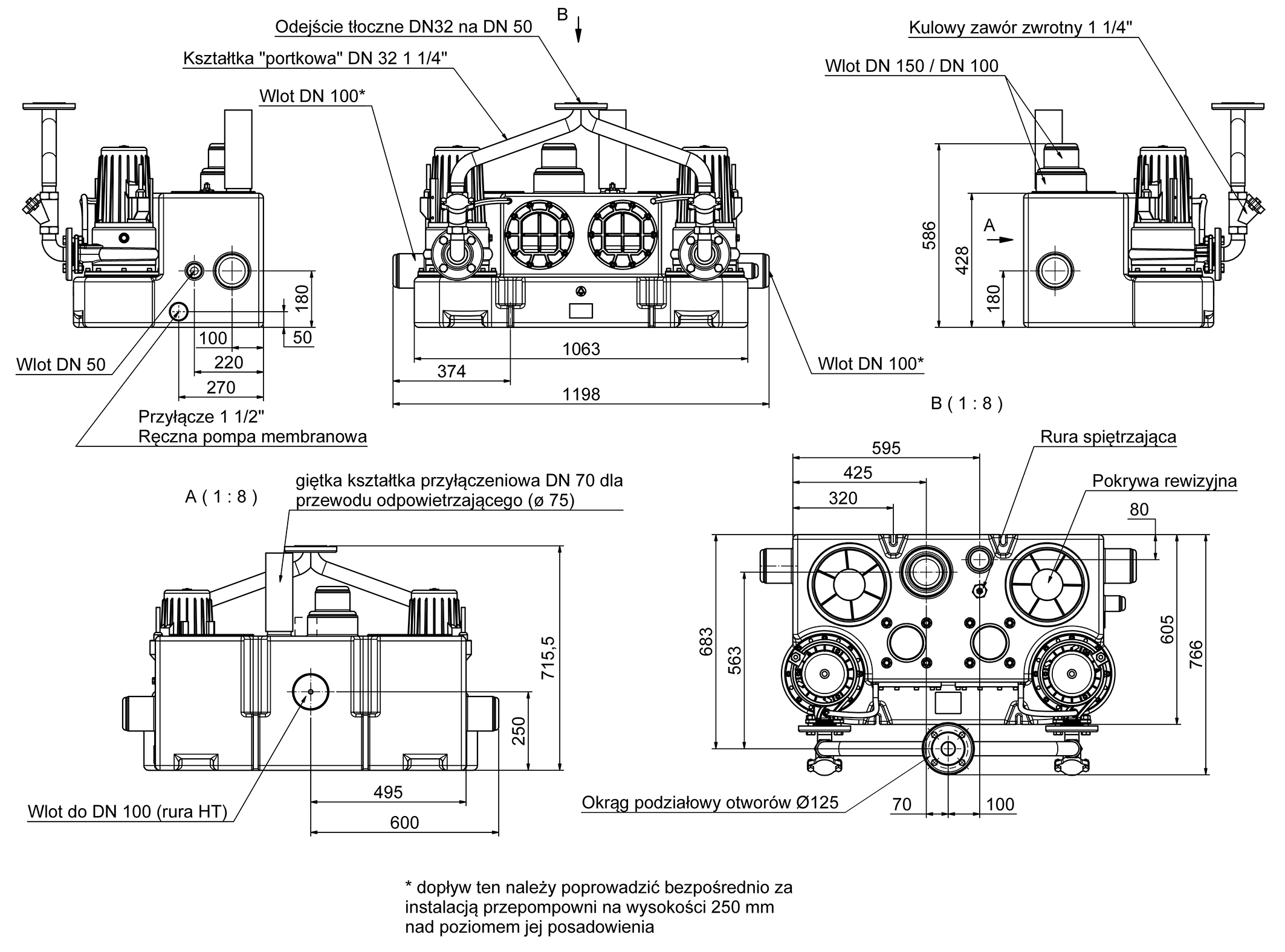 opakowanie - Dwupompowy zestaw kompaktowy SE 71.3 D