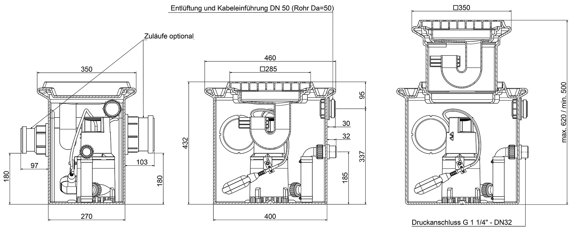 Abmessungen - UFB 200/35