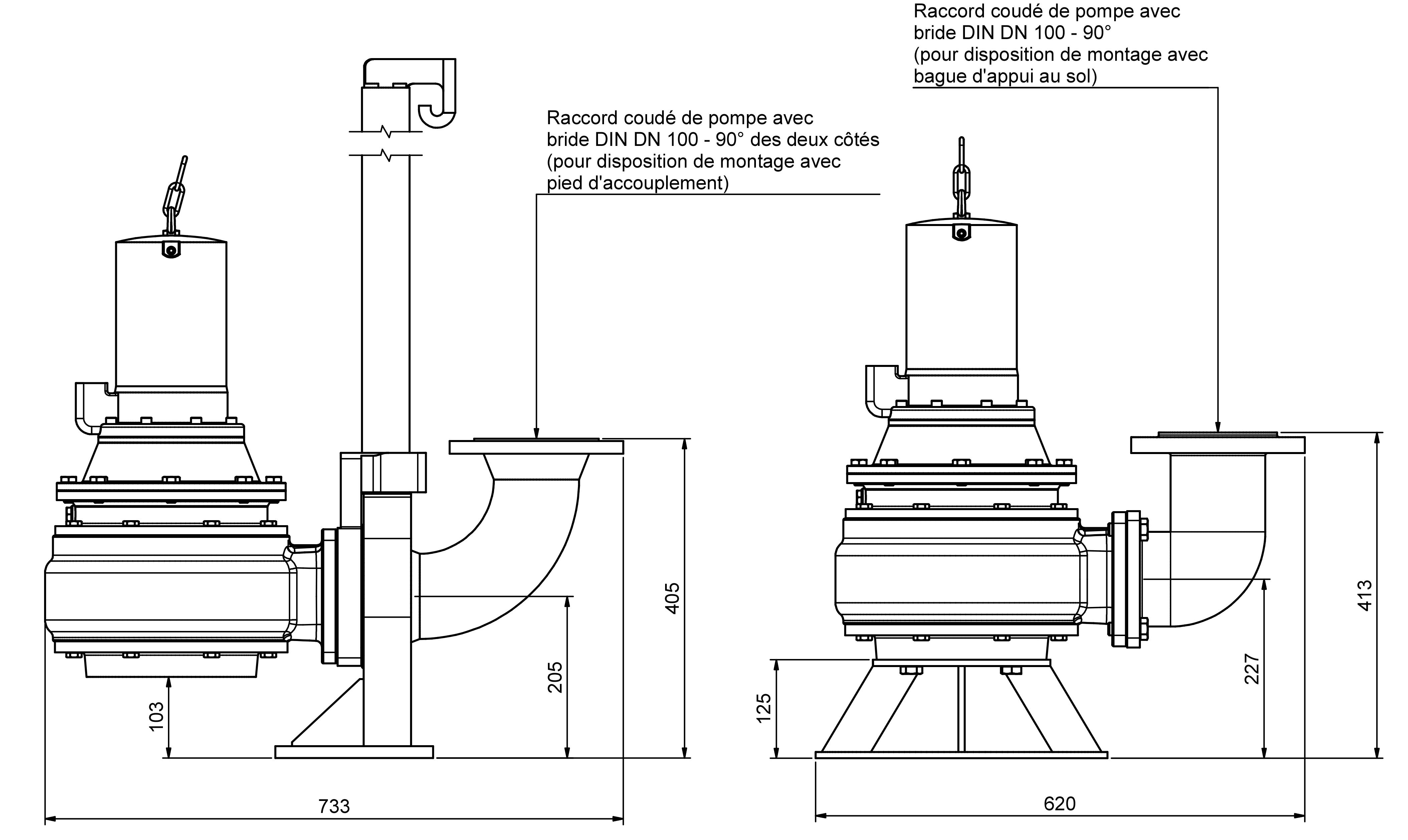 Dimensions - ZF 80.1 Ex
