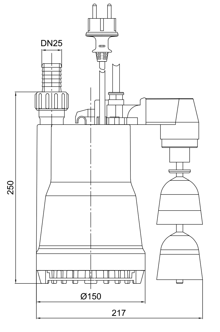 Abmessungen - ZM 280 KS