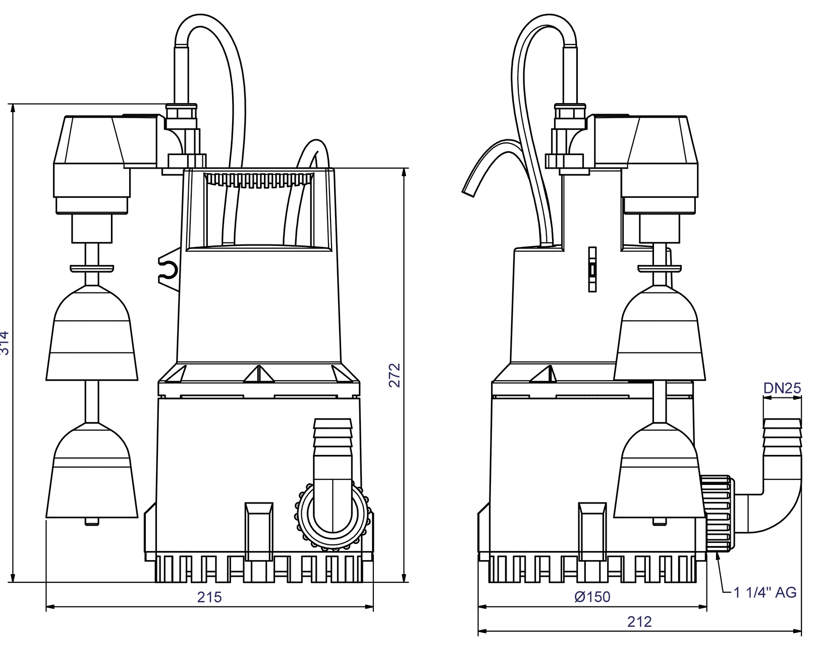Abmessungen - ZPK 30 KS
