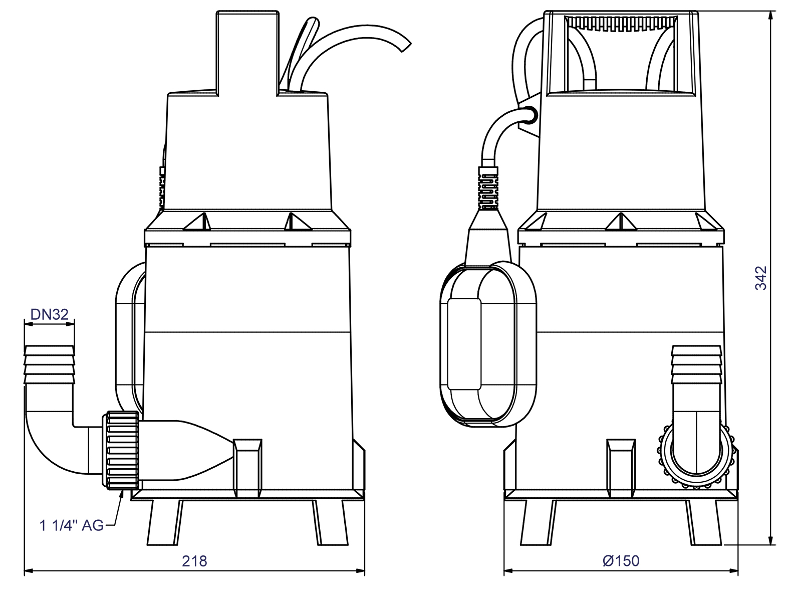 Abmessungen - S-ZPK 40 A